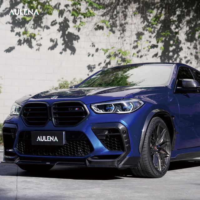BMW X6M Aulena Design dry carbon performance Front Splitter