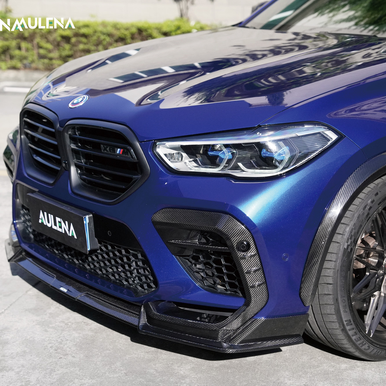 BMW X6M Aulena Design dry carbon performance Front Air Inlet Set