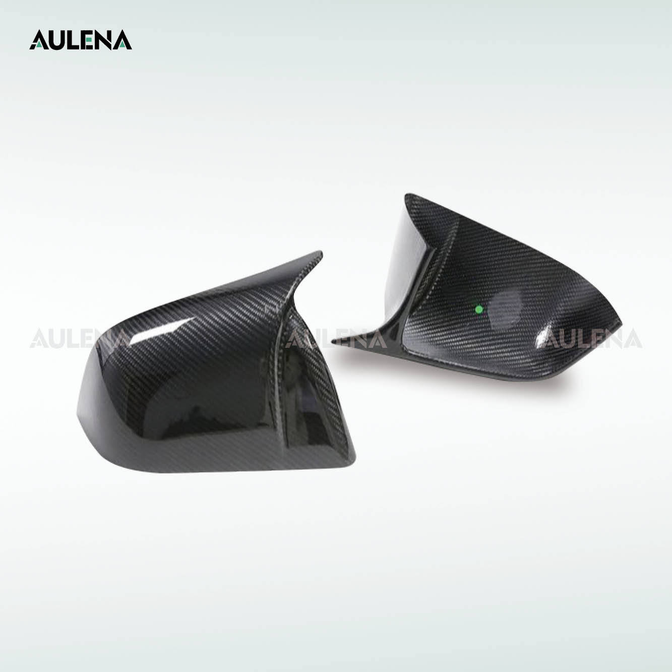 Tesla Model Y Aulena Design dry carbon performance Mirror Cover V2