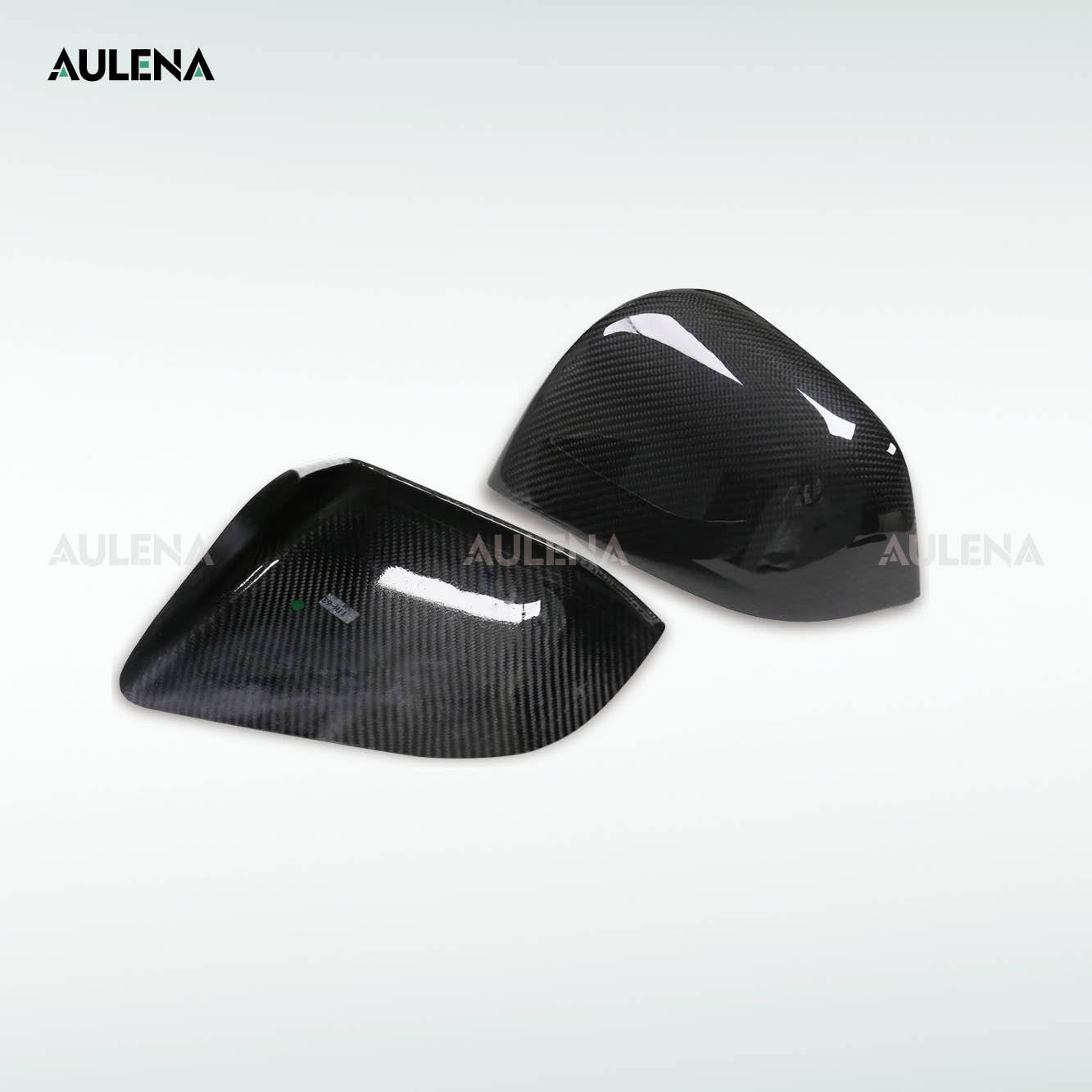 Tesla Model Y Aulena Design dry carbon performance Mirror Cover V1
