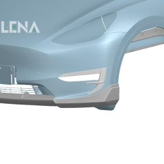 Tesla Model Y Aulena Design dry carbon performance Front Canards