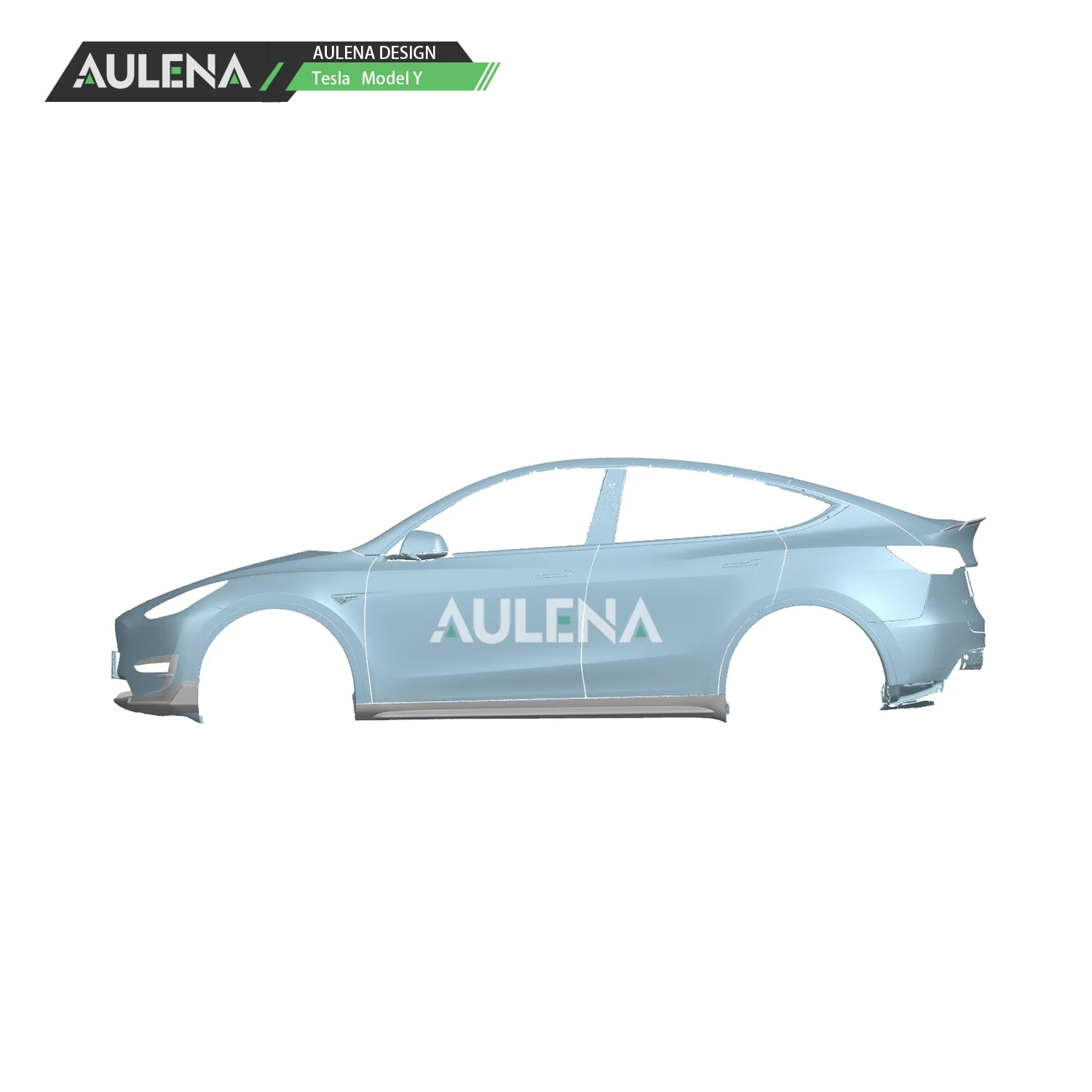 Aulena Design dry carbon performance body kit Tesla Model Y