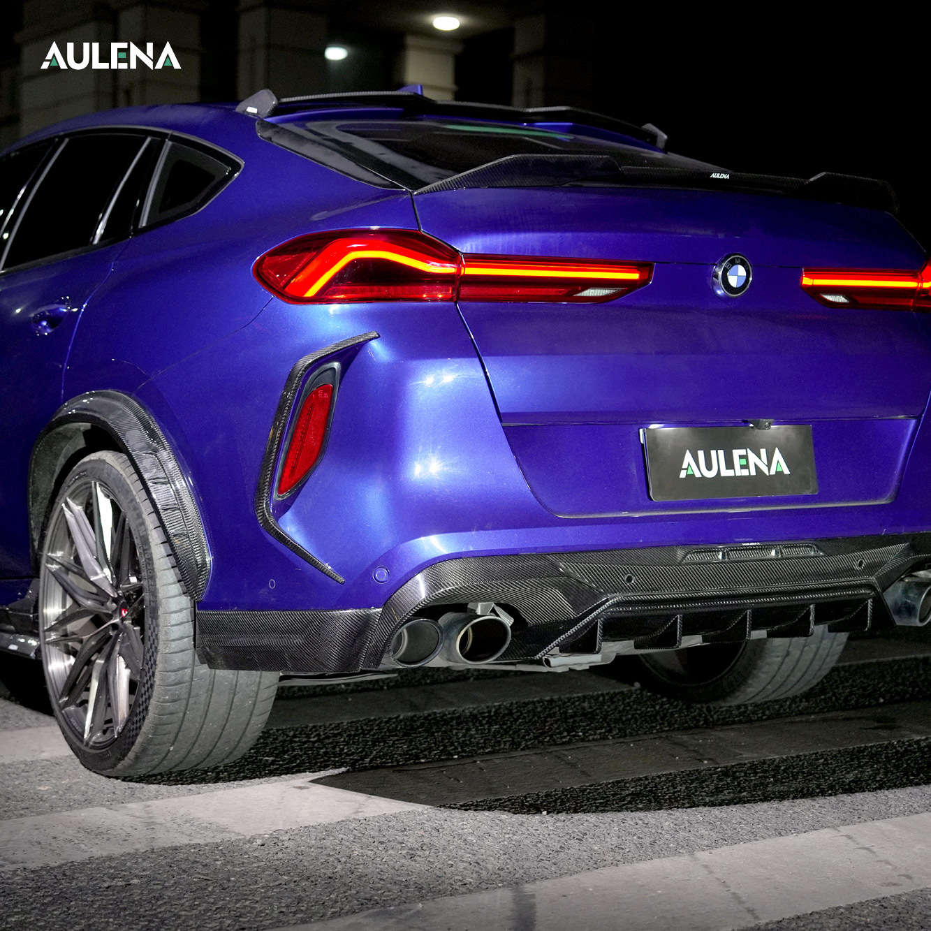 BMW X6M Aulena Design dry carbon performance Rear Canards