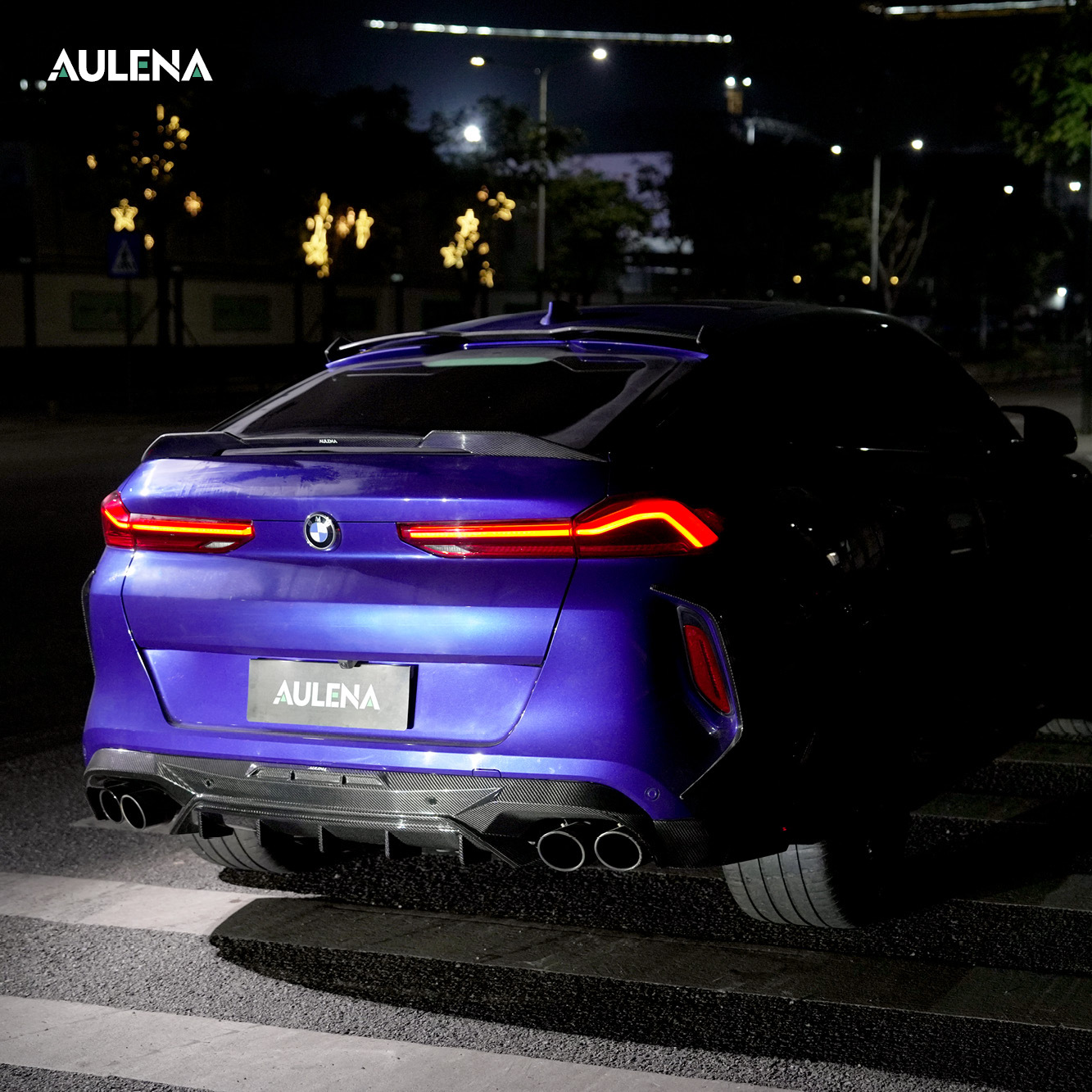 BMW X6M Aulena Design dry carbon performance Rear Canards
