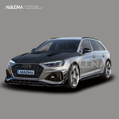 Aulena Design dry carbon performance Audi rs4 Front Canards
