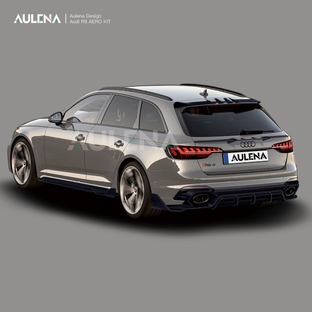 Aulena Design dry carbon performance Audi rs4 Rear Diffuser