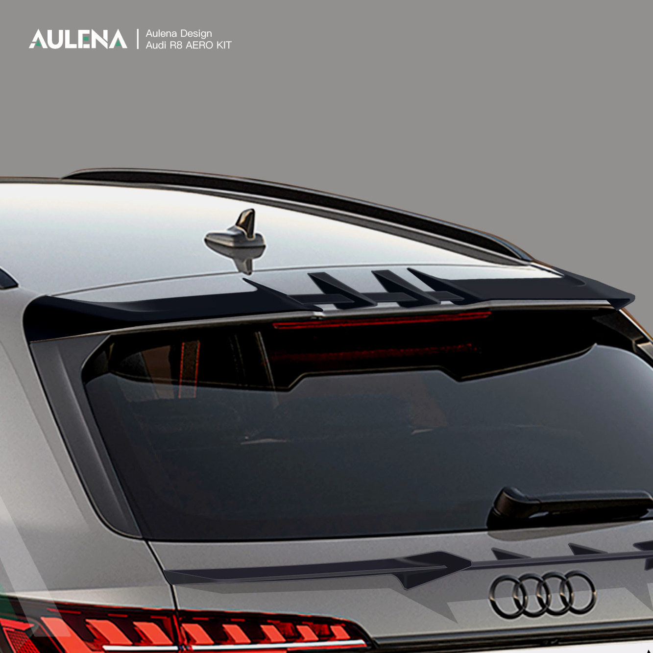 audi rs4 carbon Rear Spoiler
