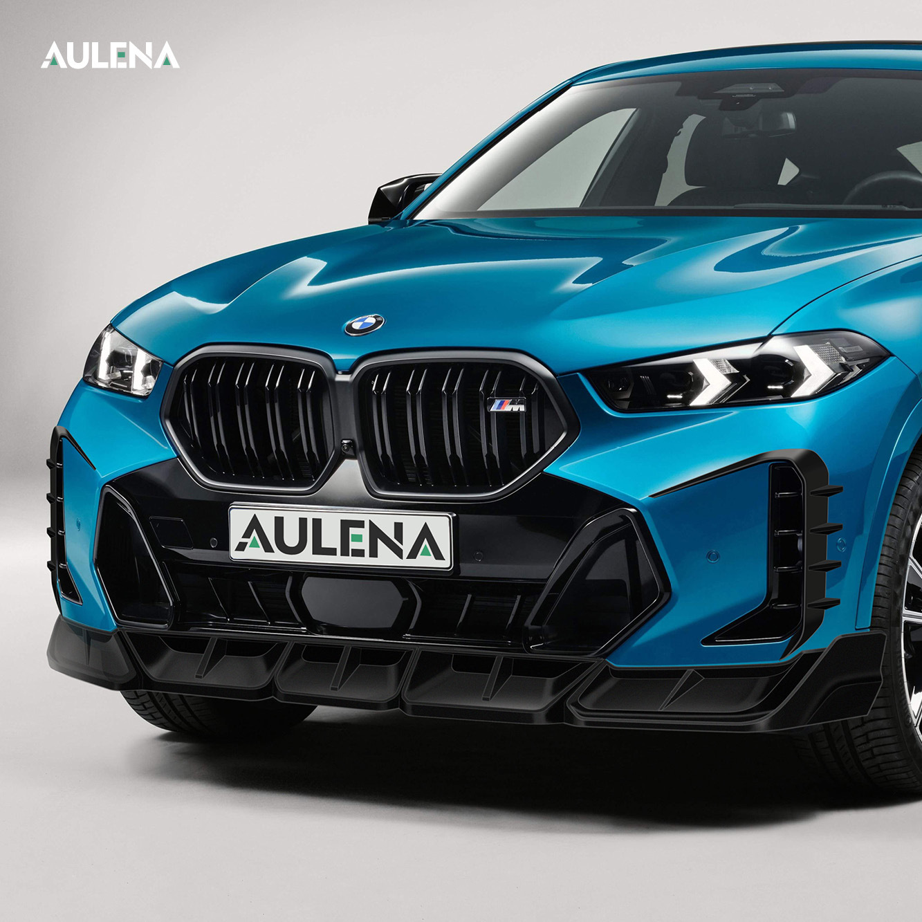 BMW X6 Aulena Design dry carbon performance Front Splitter