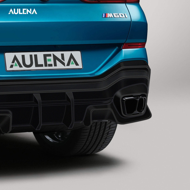 BMW X6 Aulena Design dry carbon performance Rear Diffuser car bumpers