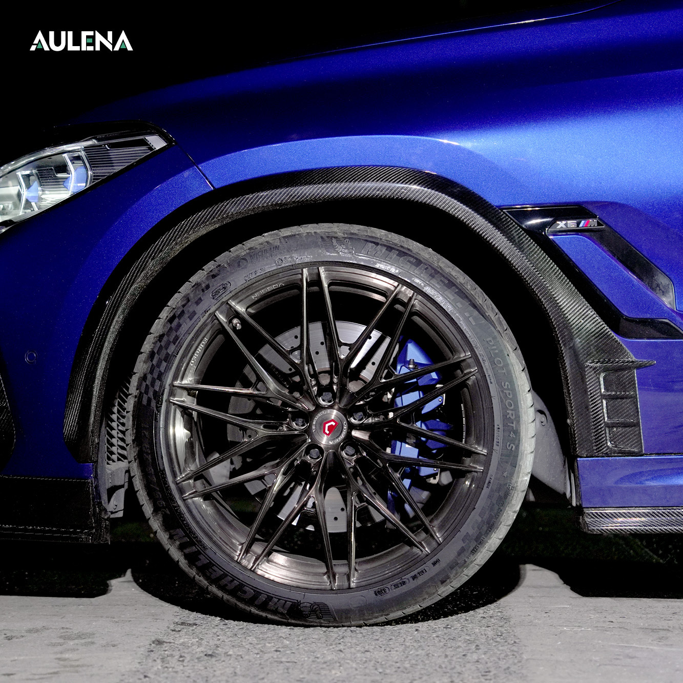 BMW X6 Aulena Design dry carbon performance Wheel Trims
