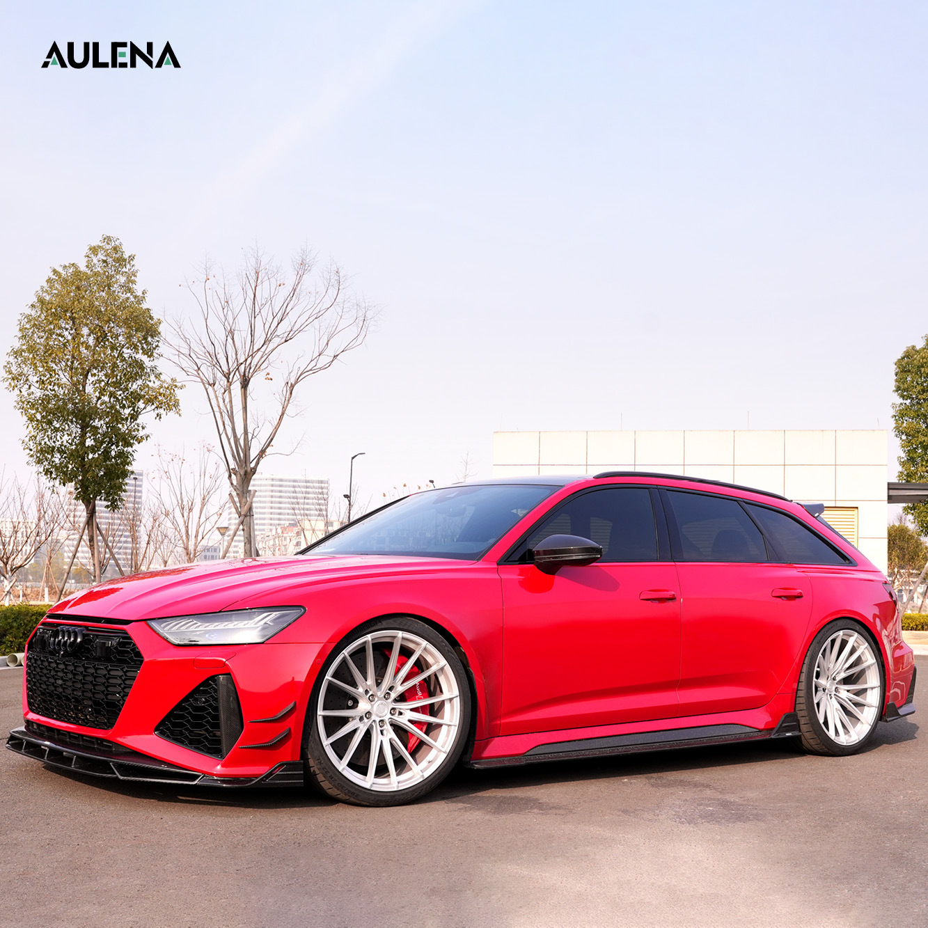 Audi RS6 Aulena Design dry carbon Front Canards