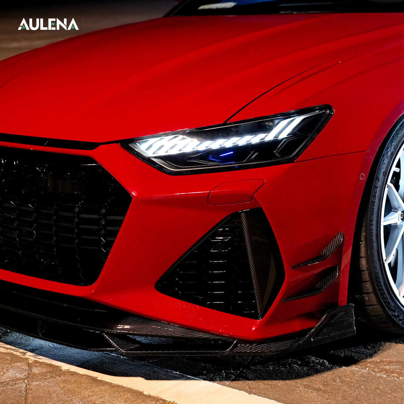 Audi RS6 Aulena Design dry carbon Front Canards