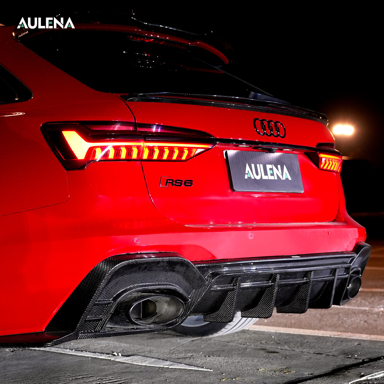 Audi RS6 Aulena Design dry carbon Rear Diffuser