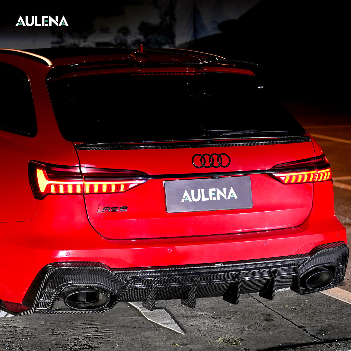 Audi RS6 Aulena Design dry carbon Rear Wing