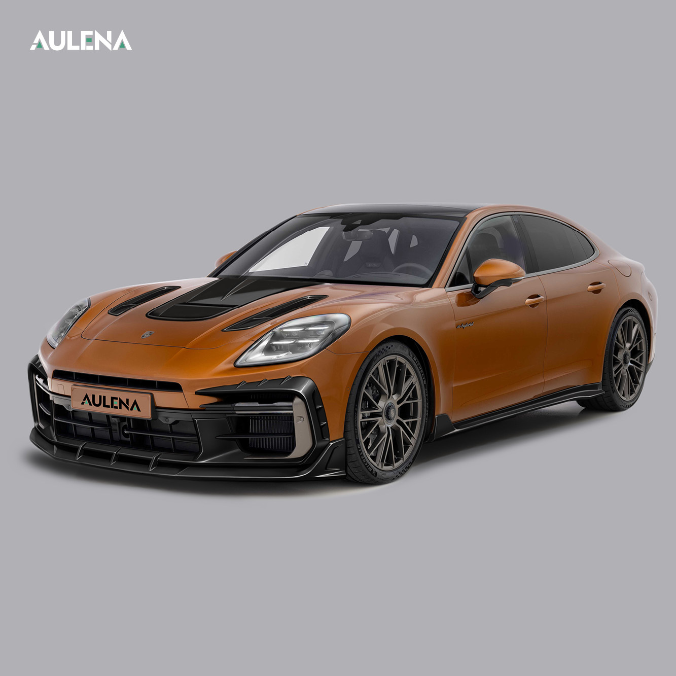 Porsche Panamera Aulena Design dry carbon performance Front Air Inlet Set tuning