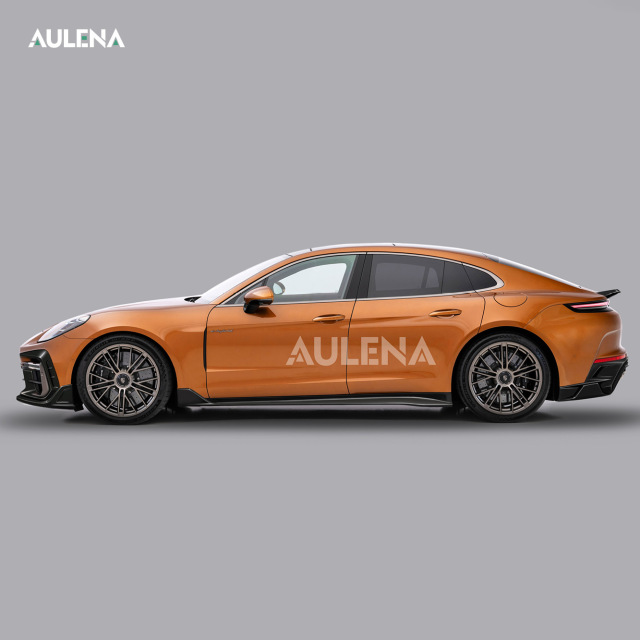Porsche Panamera Aulena Design dry carbon performance Front Splitter spoiler kit