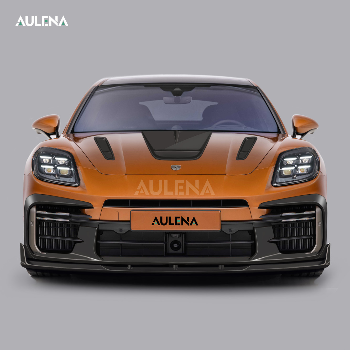 Porsche Panamera Aulena Design dry carbon performance Front Air Inlet Set tuning