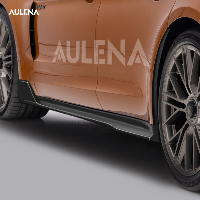 Porsche Panamera Aulena Design dry carbon performance fiber side skirts