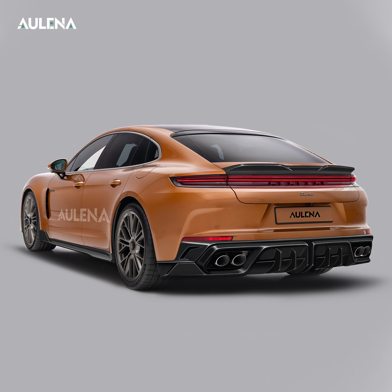 Porsche Panamera Aulena Design dry carbon performance Rear Diffuser carbon fibre customized