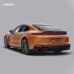 Porsche Panamera Aulena Design dry carbon performance Rear Spoiler carbumpers