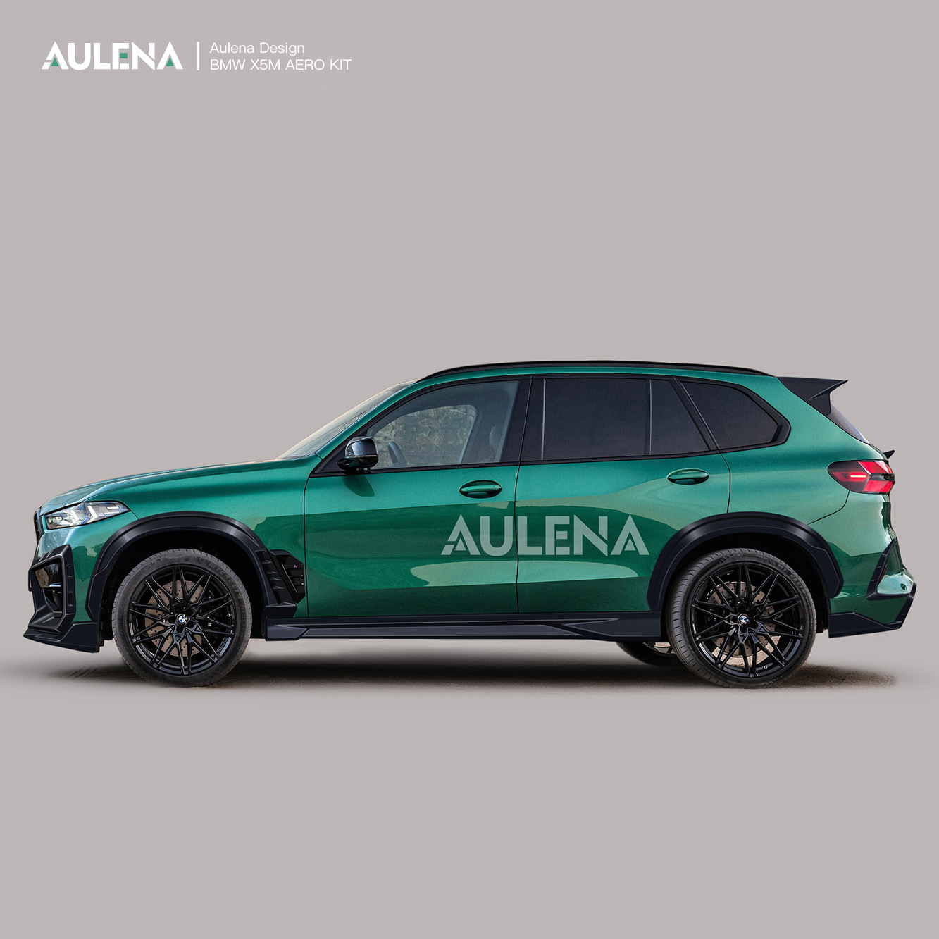 Aulena Design dry carbon for BMW X5M  Front Splitter