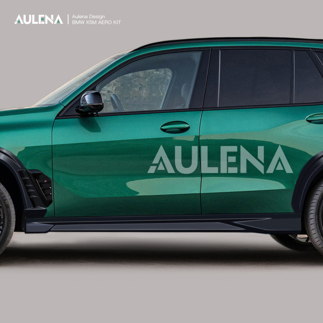 BMW X5M Aulena Design dry carbon Side Skirts