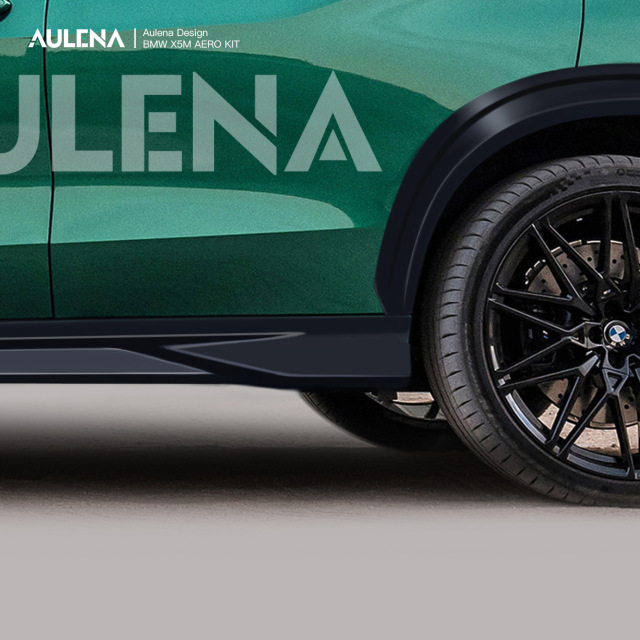 BMW X5M Aulena Design dry carbon Side Skirts