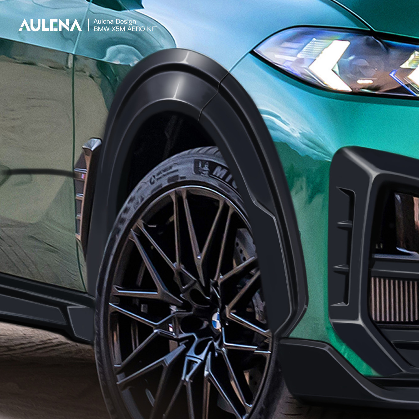 Aulena Design dry carbon BMW X5M Wheel Trims