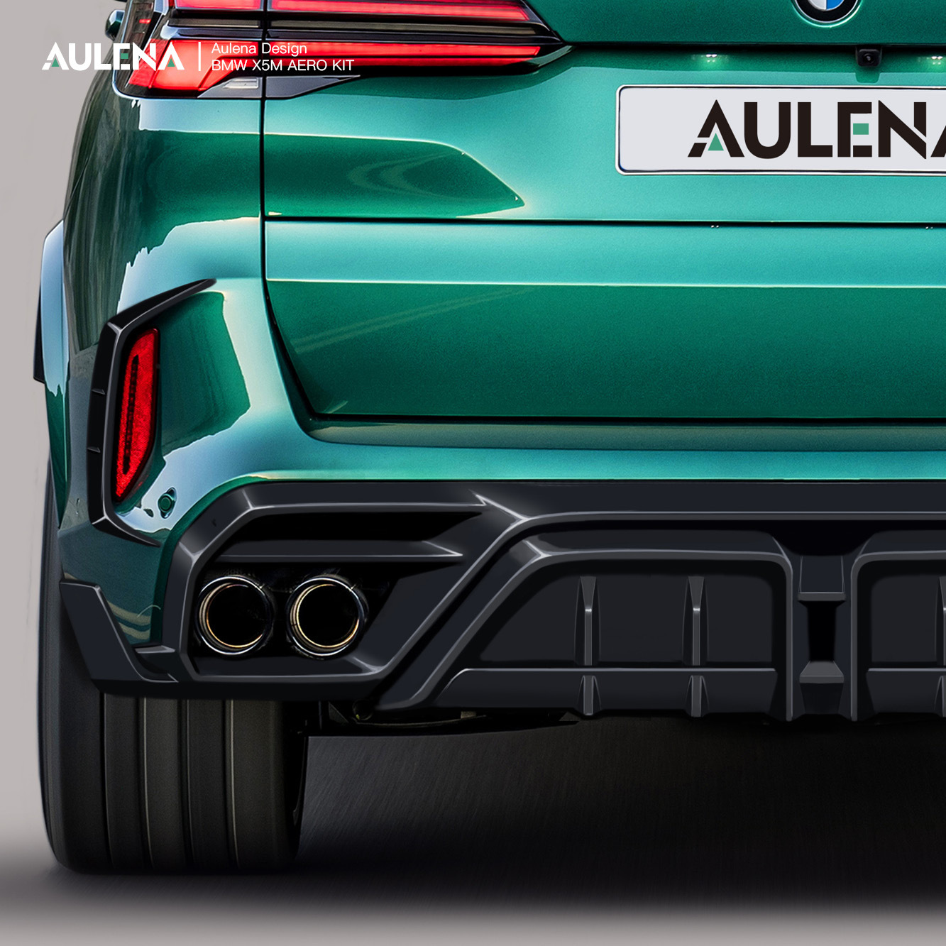 BMW X5M Aulena Design dry carbon Rear Canards