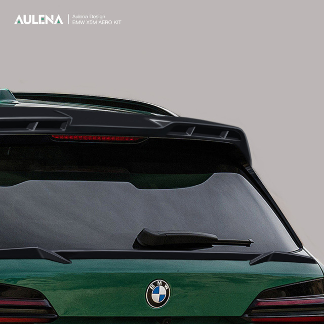 BMW X5M Aulena Design dry carbon bmw Rear Spoiler