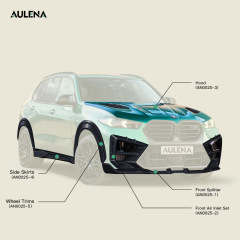 Aulena Design dry carbon for BMW X5M  Front Splitter