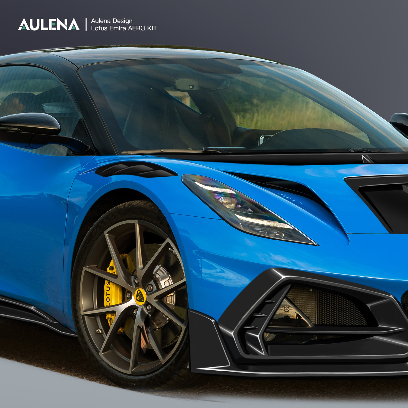 Aulena Design dry carbon performance Lotus Emira Hood