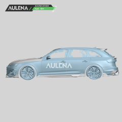 Aulena Design dry carbon performance audi rs4 carbon side skirts body kit