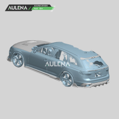 Aulena Design dry carbon performance audi rs4 carbon side skirts body kit