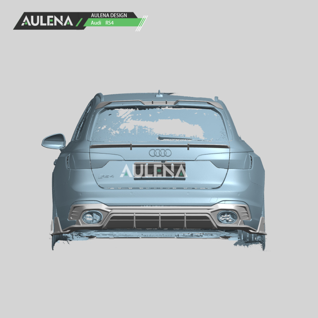 Aulena Design dry carbon performance audi rs4 carbon side skirts body kit