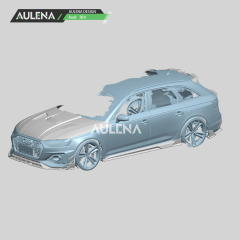 Aulena Design dry carbon performance audi rs4 carbon side skirts body kit