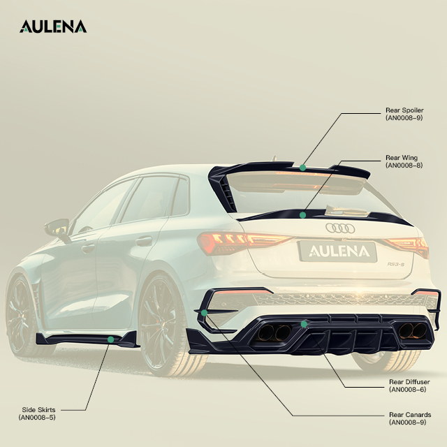 Audi RS3(8Y)  Aulena Design dry carbon performance audi rs3 8y body kit