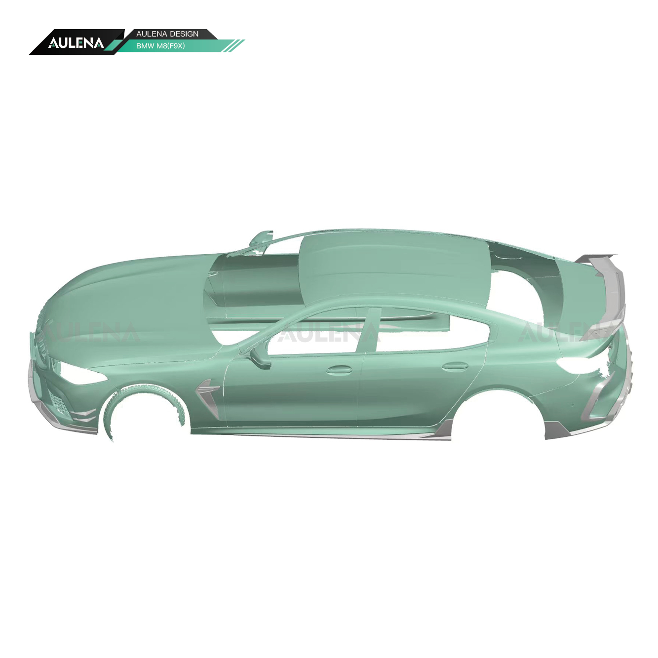 BMW M8(F9X)  Aulena Design dry carbon performance Body kit carbumpers