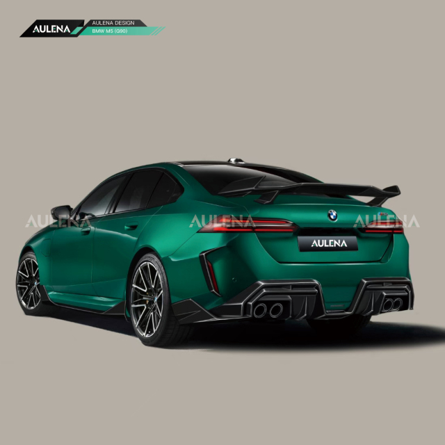 BMW M5(G90) Aulena Design dry carbon performance Front Canards carbumpers