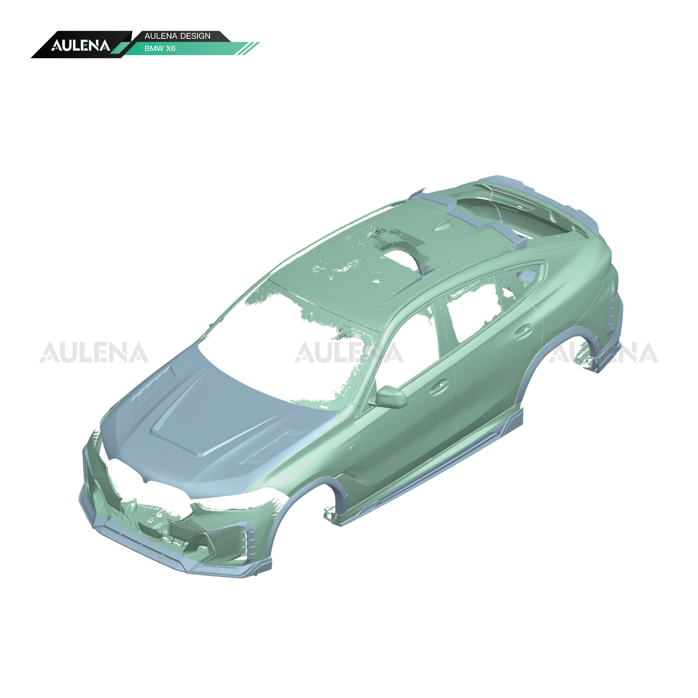 Aulena Design dry carbon body kit bmw x6