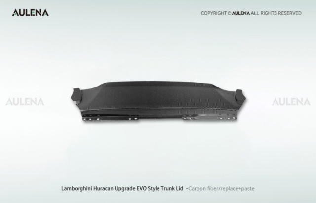 Lamborghini Huracan EVO  Aulena Trunk Lid Carbon fiber design
