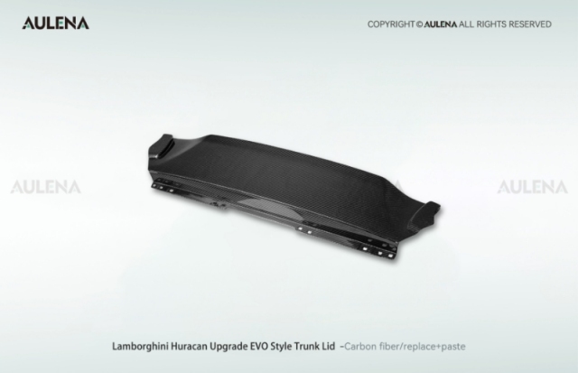 Lamborghini Huracan EVO  Aulena Trunk Lid Carbon fiber design