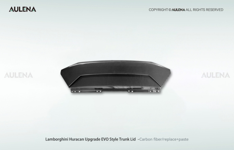 Lamborghini Huracan EVO  Aulena Trunk Lid Carbon fiber design