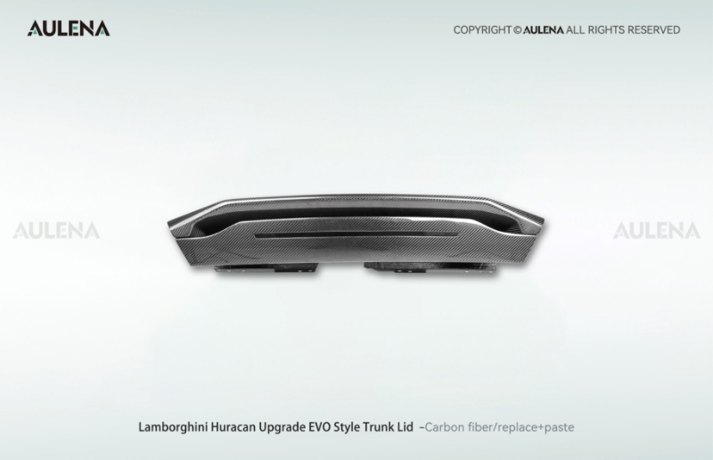 Lamborghini Huracan EVO  Aulena Trunk Lid Carbon fiber design