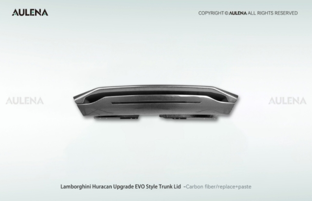 Lamborghini Huracan EVO  Aulena Trunk Lid Carbon fiber design