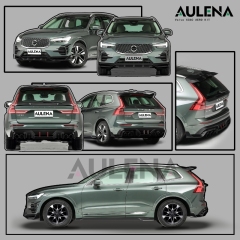 Volvo XC60 Aulena Design Rear Diffuser carbon fiber trim peice