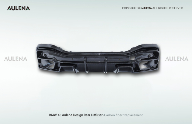 BMW X6 Aulena Design dry carbon performance Rear Diffuser