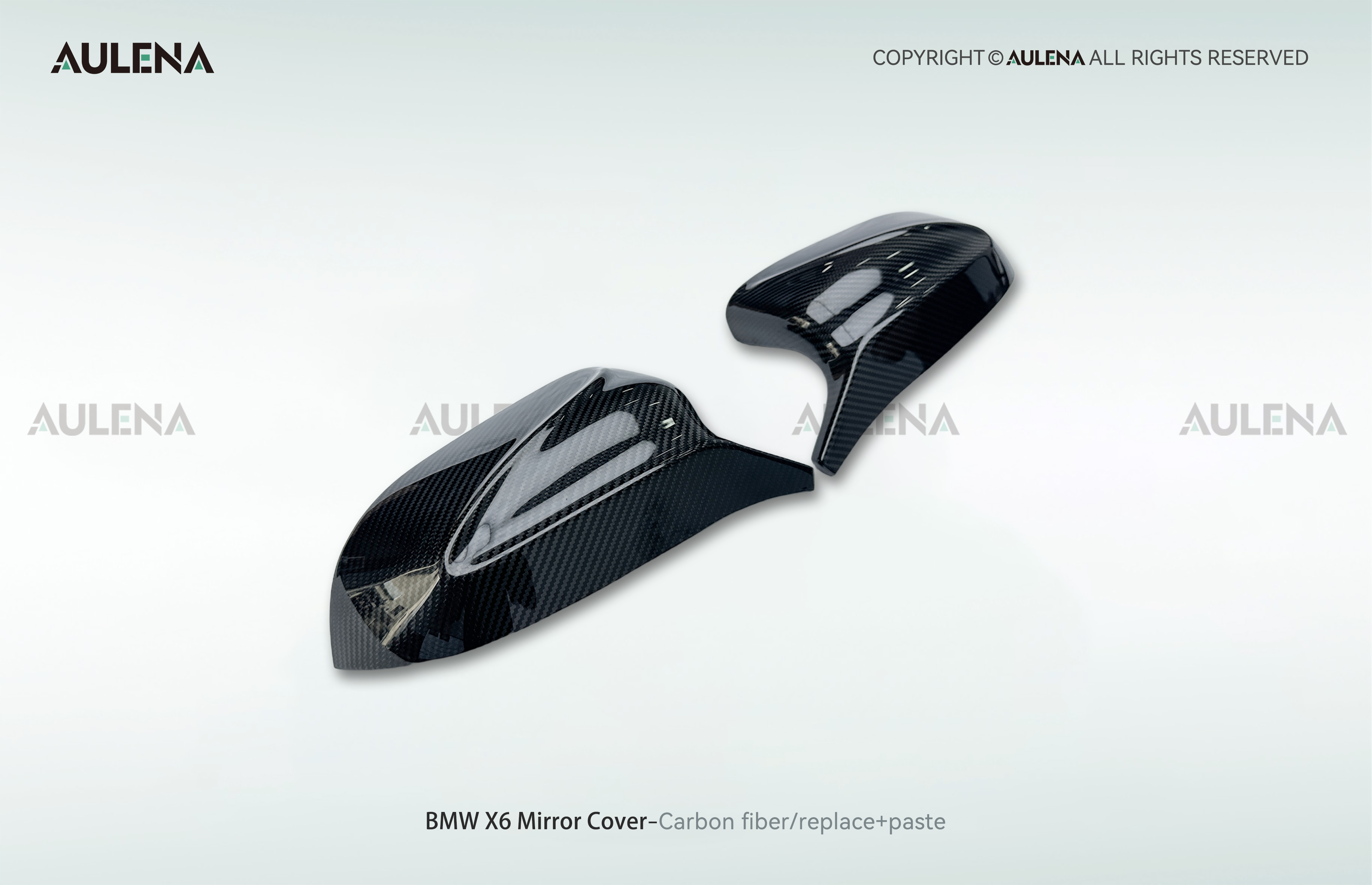 BMW X6 Aulena Design dry carbon performance Mirror Covers