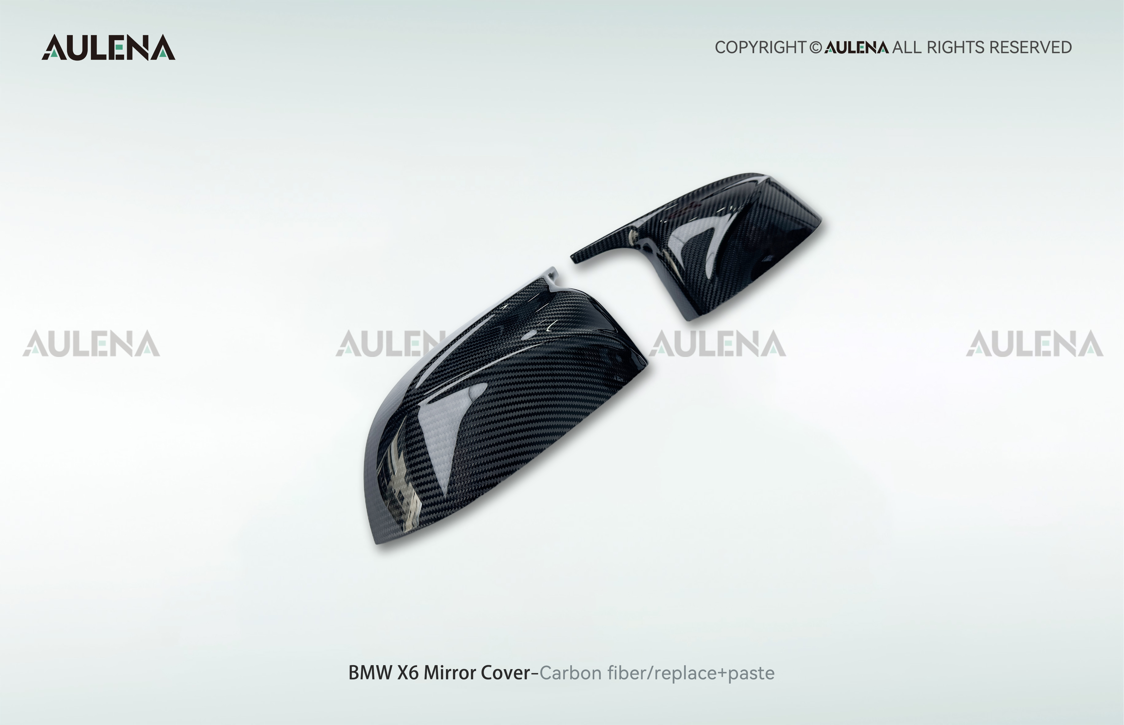 BMW X6 Aulena Design dry carbon performance Mirror Covers