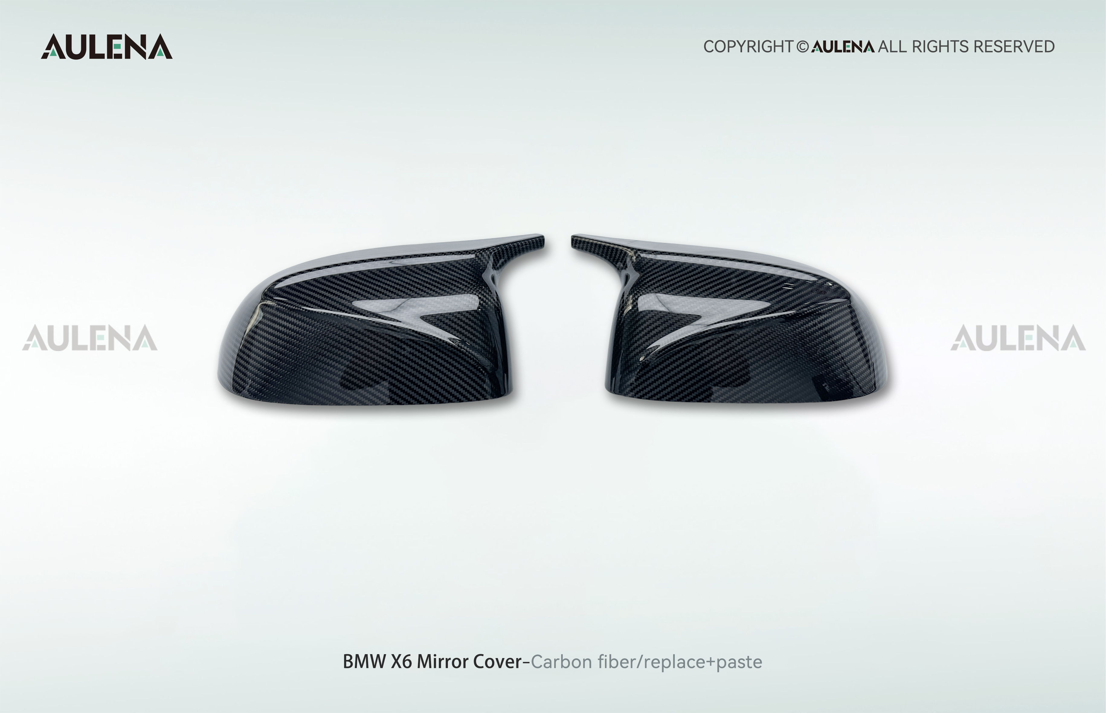 BMW X6 Aulena Design dry carbon performance Mirror Covers